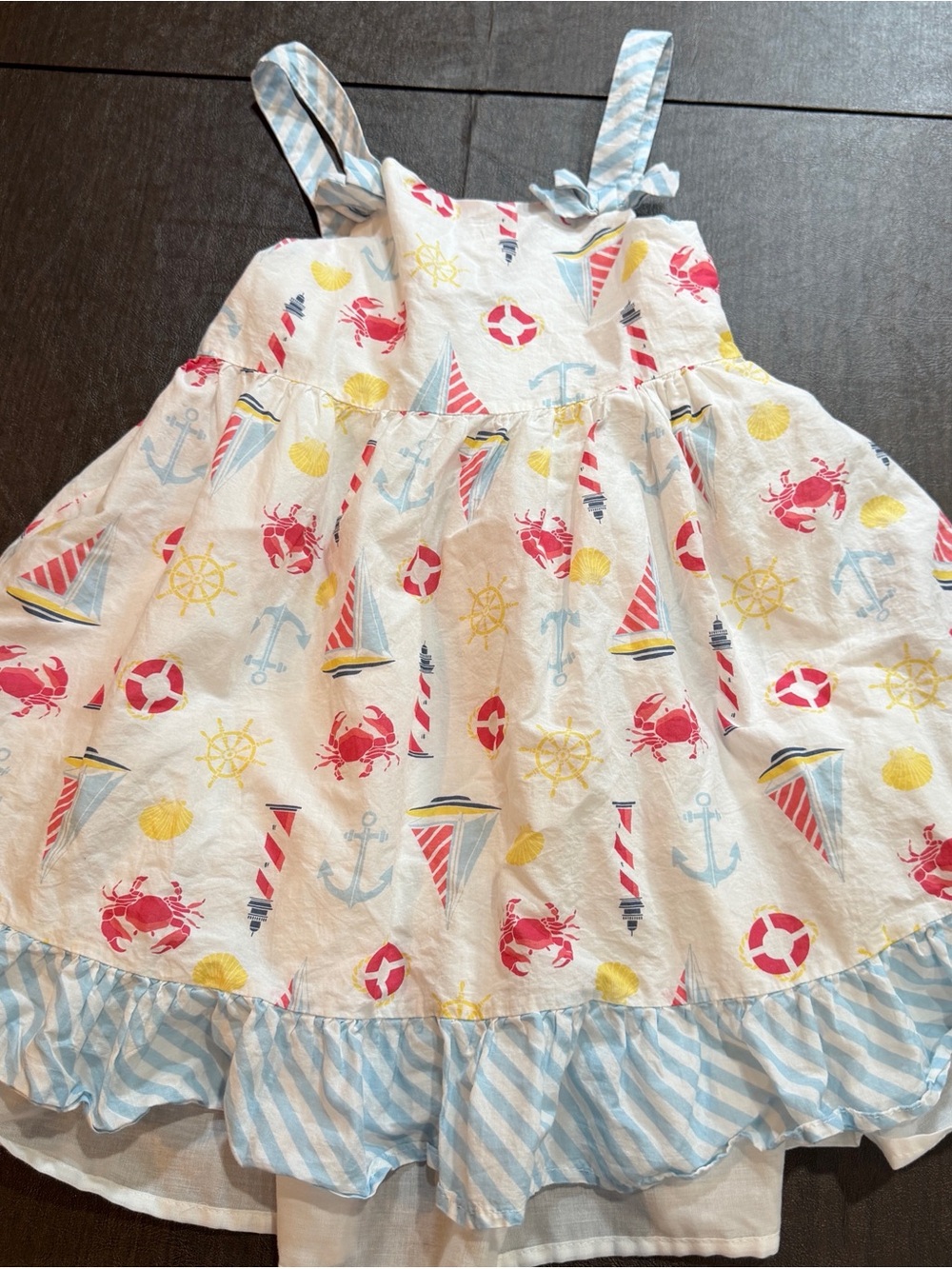 Sigrid Olsen Nautical Sundress Sz 7